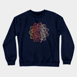 Bohemian Mandala Distressed Vintage Crewneck Sweatshirt